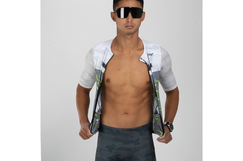 MEN'S TRI AERO JERSEY (RESILIENCE IM) アイアンマンモデル セパレート トップス トライアスロン トライジャージ ZMT15066