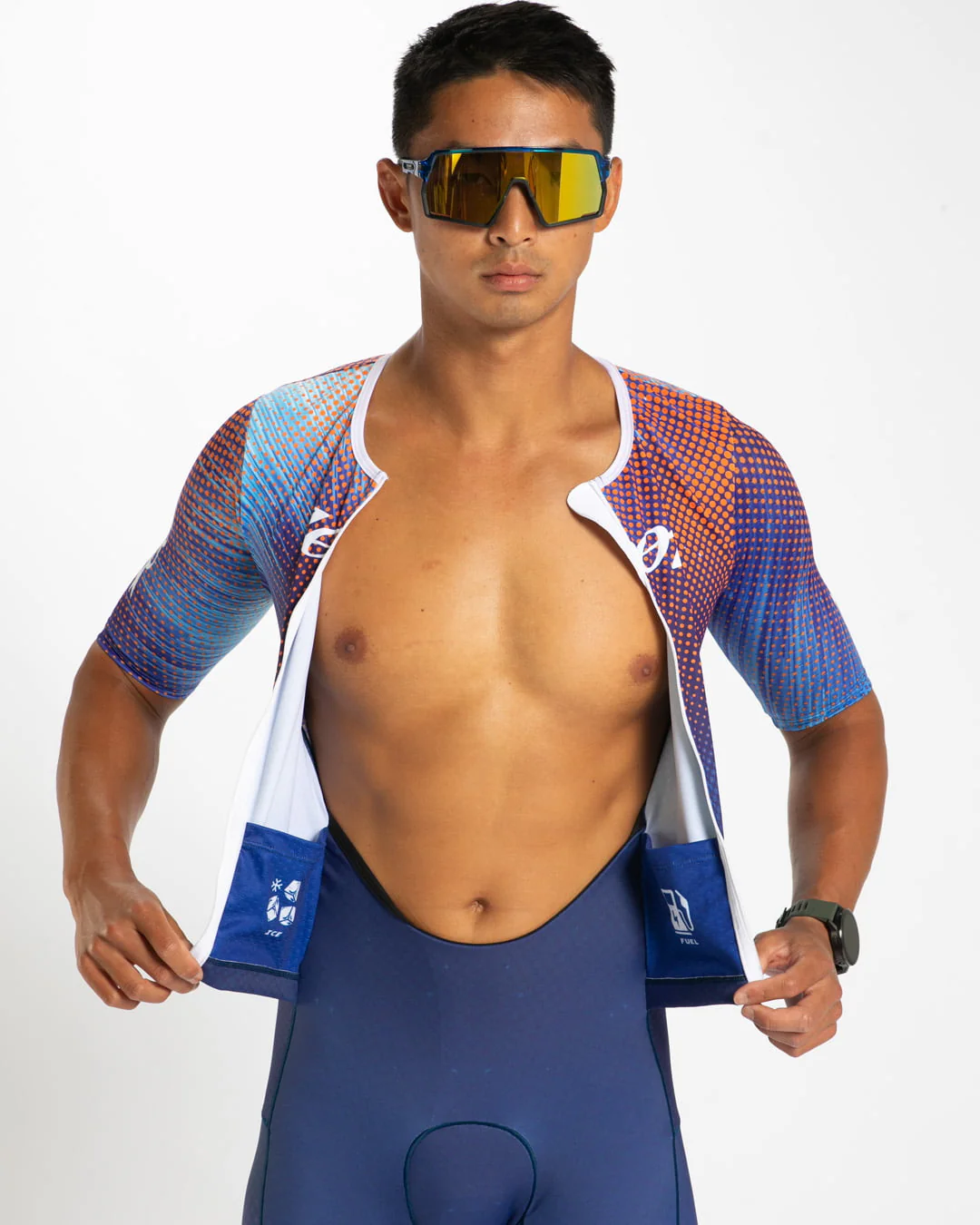 MEN'S TRI AERO FZ RACESUIT (Hayes) トライスーツ ワンピース トライウエア トライアスロン ZMT35001