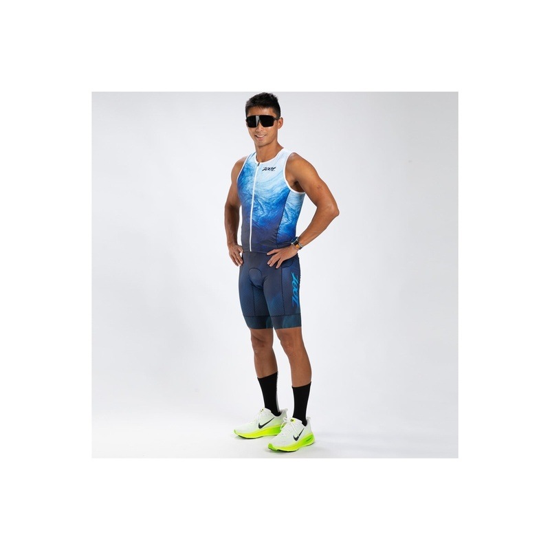 MEN'S TRI SLVS FZ RACESUIT (La Plage)トライスーツ ワンピース スリーブレス  ZMT360360