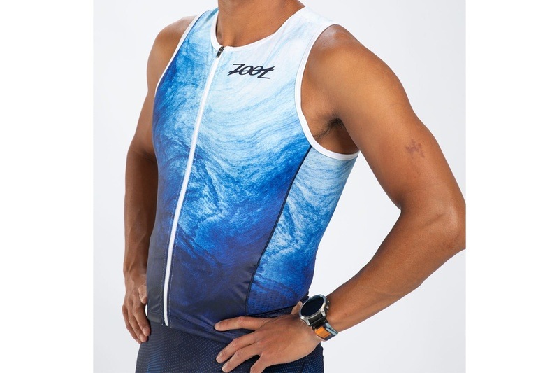 MEN'S TRI SLVS FZ RACESUIT (La Plage)トライスーツ ワンピース スリーブレス  ZMT360360