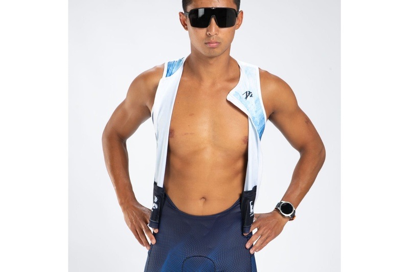 MEN'S TRI SLVS FZ RACESUIT (La Plage)トライスーツ ワンピース スリーブレス  ZMT360360