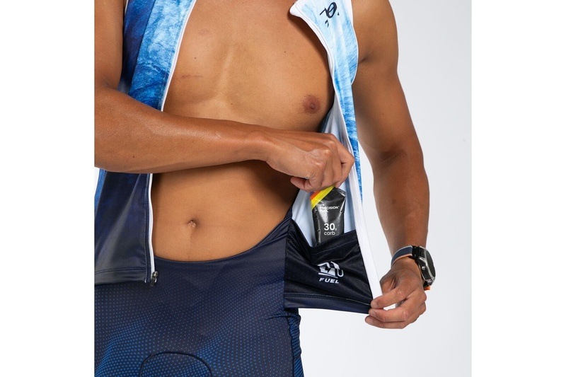 MEN'S TRI SLVS FZ RACESUIT (La Plage)トライスーツ ワンピース スリーブレス  ZMT360360