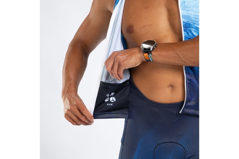 MEN'S TRI SLVS FZ RACESUIT (La Plage)トライスーツ ワンピース スリーブレス  ZMT360360