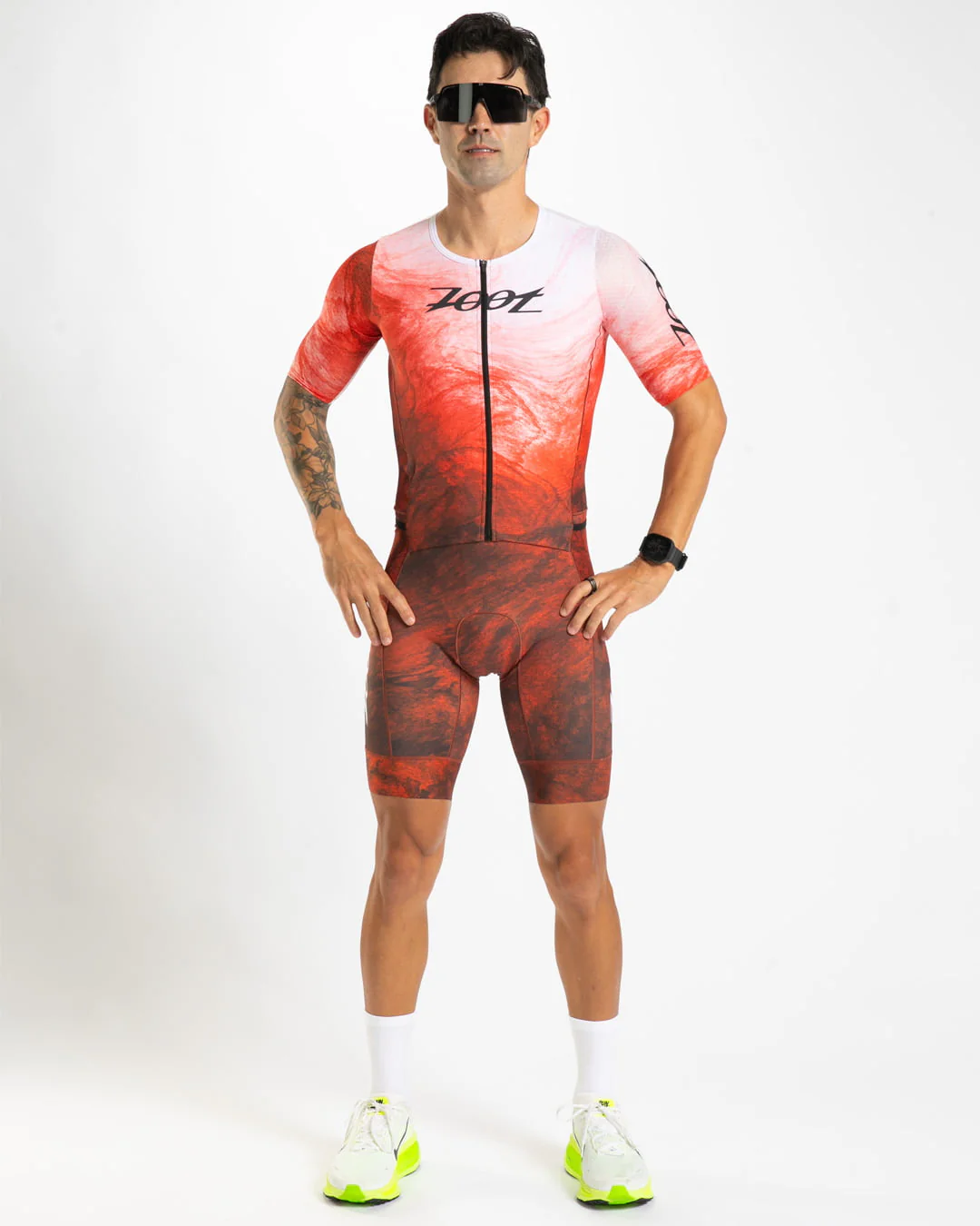 MEN'S TRI AERO FZ RACESUIT (Triese) トライスーツ ワンピース トライウエア トライアスロン ZMT35001