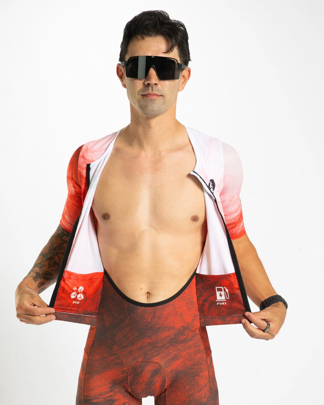 MEN'S TRI AERO FZ RACESUIT (Triese) トライスーツ ワンピース トライウエア トライアスロン ZMT35001