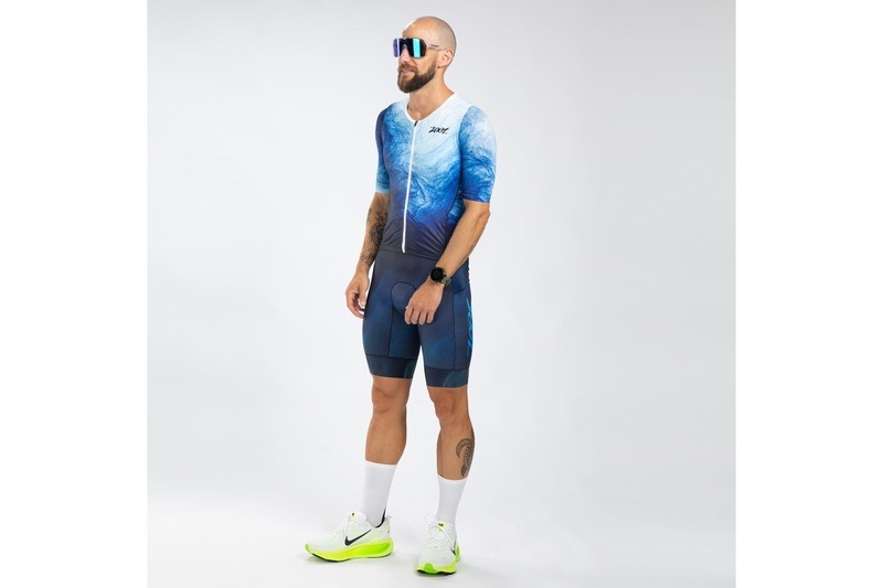 MEN'S TRI AERO FZ RACESUIT (La Plage) トライスーツ ワンピース トライウエア トライアスロン  ZMT350105