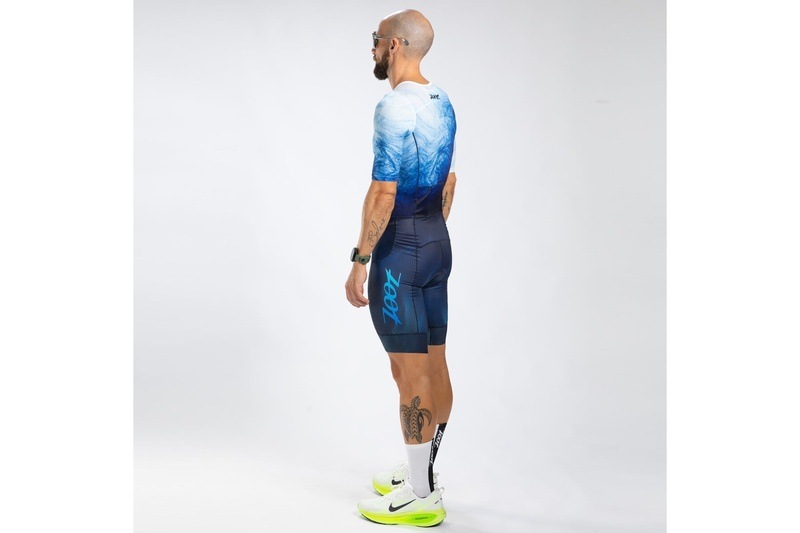 MEN'S TRI AERO FZ RACESUIT (La Plage) トライスーツ ワンピース トライウエア トライアスロン  ZMT350105