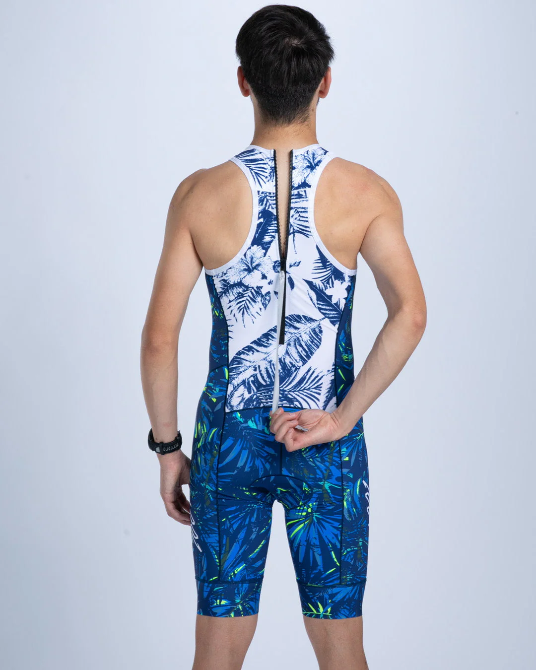Men's Sprint Backzip Racesuit (Island Original) メンズ バックジップ トライスーツ ワンピース 