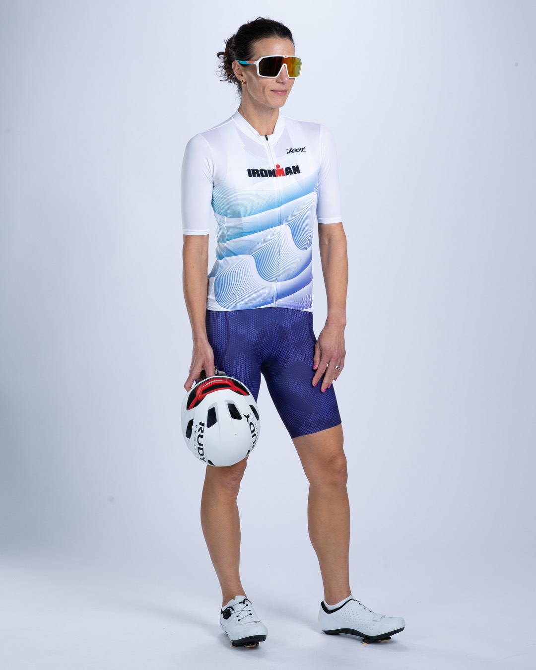 WOMEN'S CYCLE AERO JERSEY (IM Stratos) バイクジャージ サイクルジャージ トップス ZFC110111