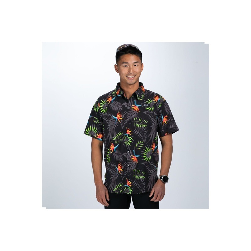 Men's Ltd Button Up Party Shirt (Tropical Magic) パーティーシャツ ZML10008