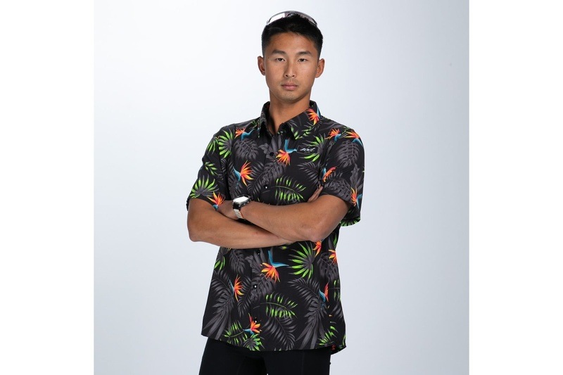 Men's Ltd Button Up Party Shirt (Tropical Magic) パーティーシャツ ZML10008