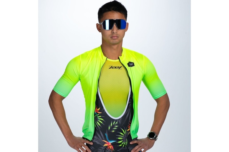MEN'S CYCLE AERO JERSEY (Tropical Magic) サイクルジャージ トップス ZMC11086
