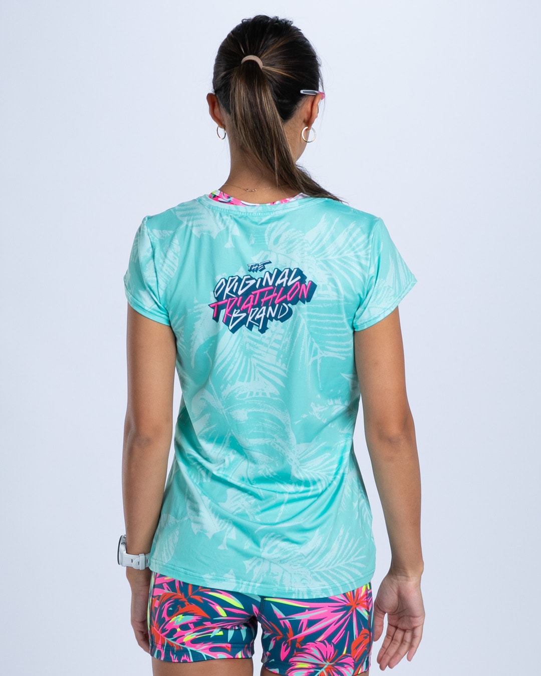 Women's Run Tee ( Island Original) レディース アスリート専用 エアロランシャツ ZFR120105