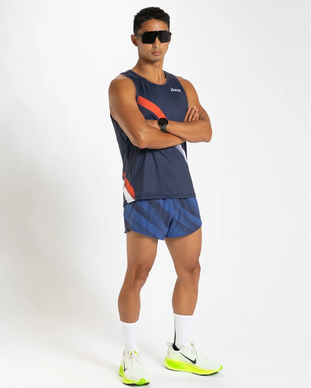 MEN RUN SINGLET (ROULER) タンクトップ エアロシングレット アスリート専用 ART26000010258