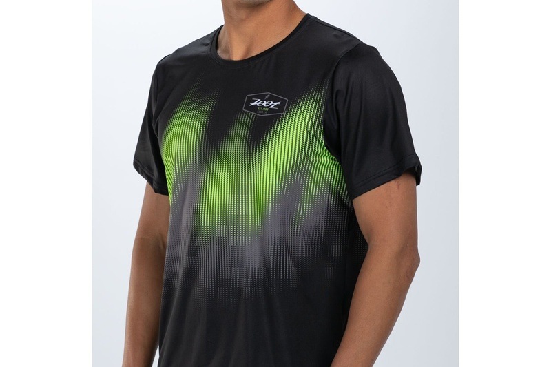 MEN'S RUN TEE (Tropical Magic) メンズ アスリート専用 エアロランシャツ ZMR12018