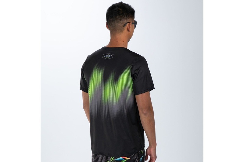 MEN'S RUN TEE (Tropical Magic) メンズ アスリート専用 エアロランシャツ ZMR12018