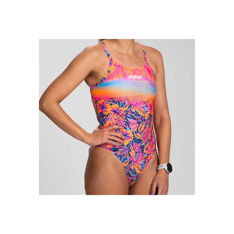 Women's Club Aloha Swimsuit スイムスーツ スイムウエア トレーニング トライアスロン 水着 ZFS31102