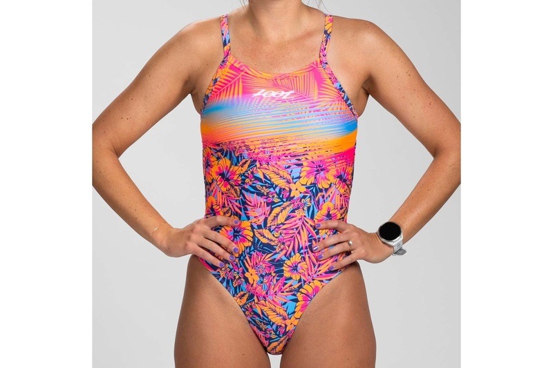 Women's Club Aloha Swimsuit スイムスーツ スイムウエア トレーニング トライアスロン 水着 ZFS31102