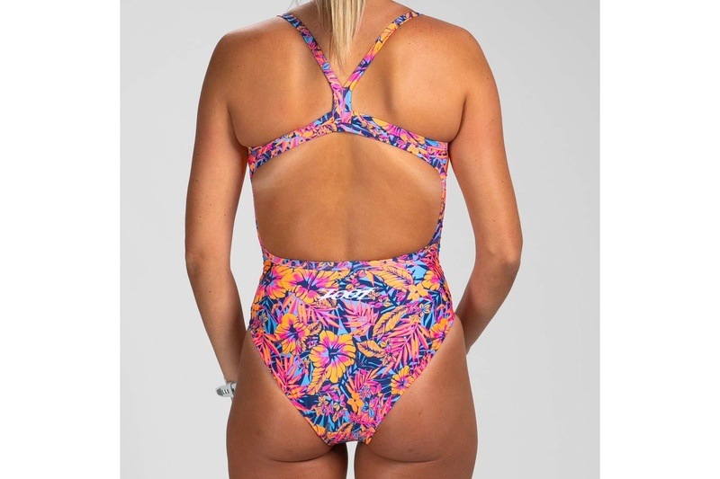 Women's Club Aloha Swimsuit スイムスーツ スイムウエア トレーニング トライアスロン 水着 ZFS31102