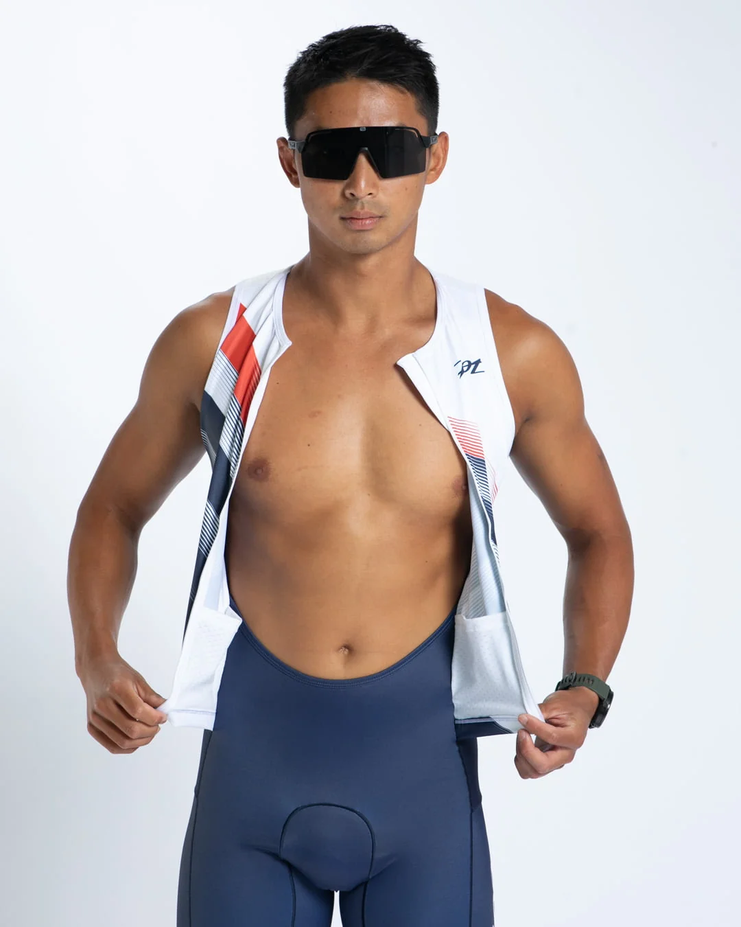 MEN'S TRI SLVS FZ RACESUIT (ROULER)トライスーツ ワンピース スリーブレス  RT26000010262