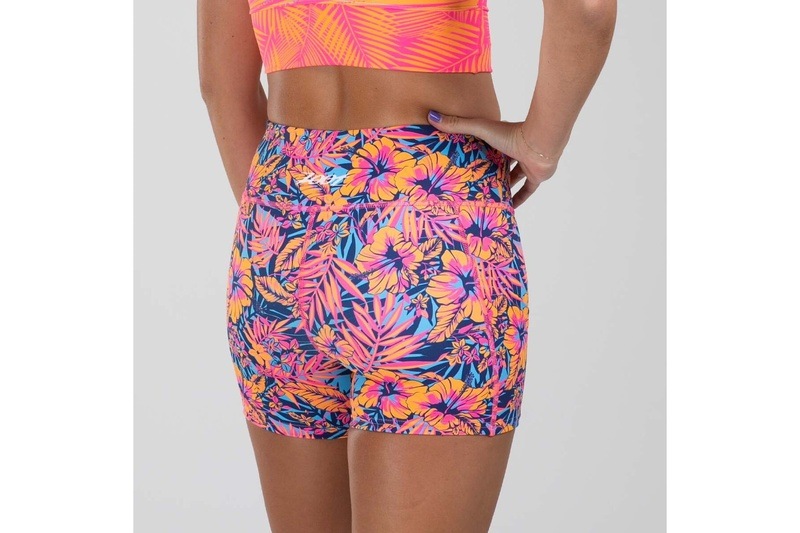 Women Club Aloha Run Pulse 4 Short ランショーツ ショートパンツ ZFR27113