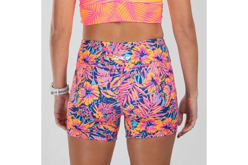 Women Club Aloha Run Pulse 4 Short ランショーツ ショートパンツ ZFR27113