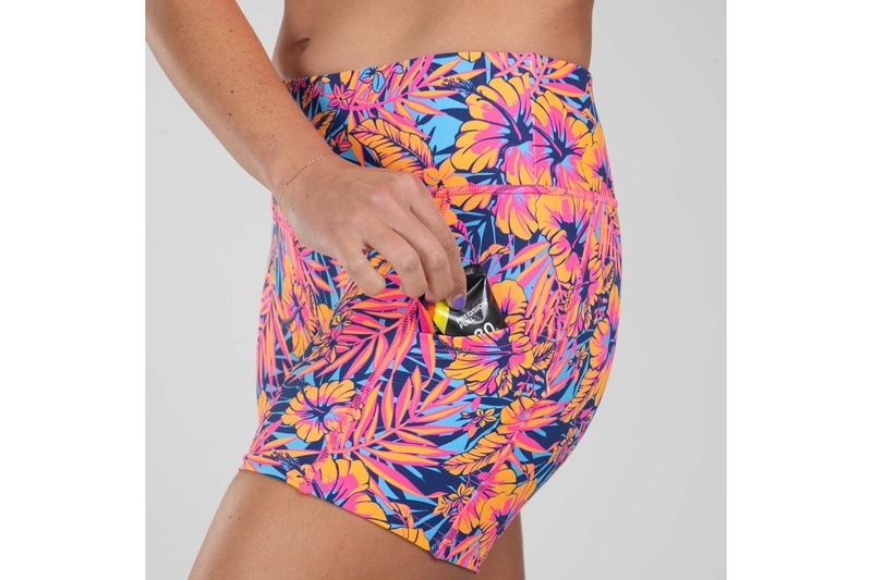 Women Club Aloha Run Pulse 4 Short ランショーツ ショートパンツ ZFR27113