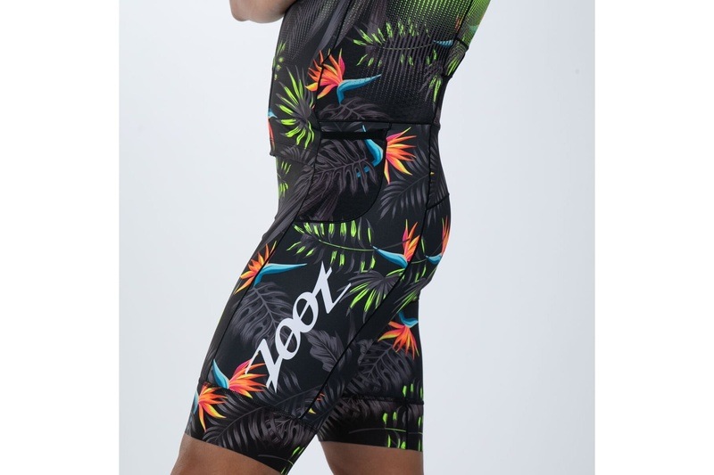 MEN'S TRI SLVS FZ RACESUIT (Tropical Magic)トライスーツ ワンピース スリーブレス ZMT36029