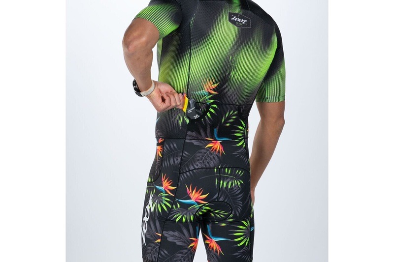 MEN'S TRI AERO FZ RACESUIT (Tropical Magic) トライスーツ ワンピース トライウエア トライアスロン ZMT35088