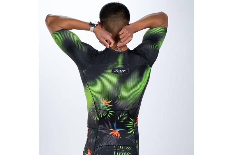 MEN'S TRI AERO FZ RACESUIT (Tropical Magic) トライスーツ ワンピース トライウエア トライアスロン ZMT35088