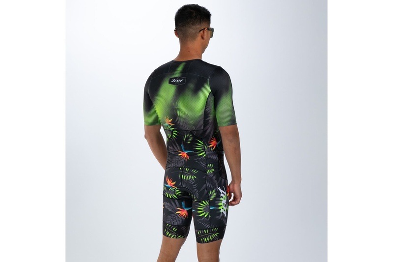 MEN'S TRI AERO FZ RACESUIT (Tropical Magic) トライスーツ ワンピース トライウエア トライアスロン ZMT35088