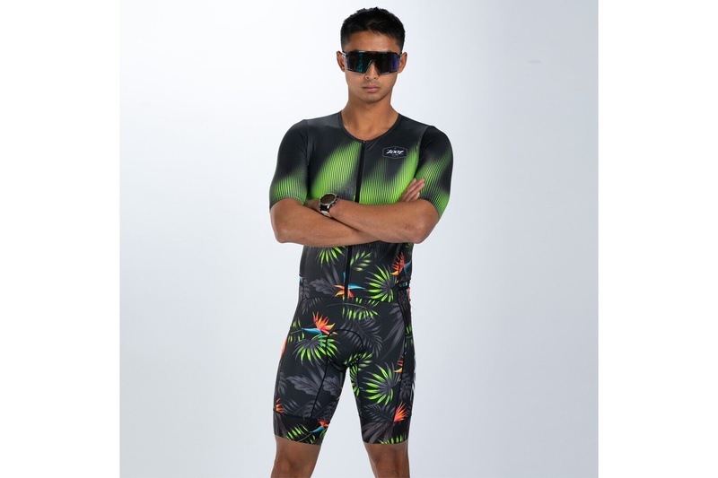 MEN'S TRI AERO FZ RACESUIT (Tropical Magic) トライスーツ ワンピース トライウエア トライアスロン ZMT35088