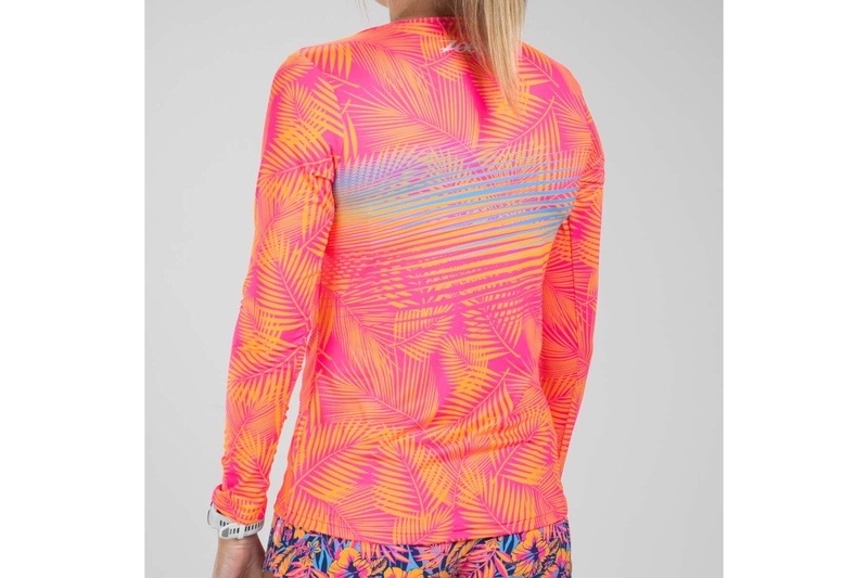 Women Club Aloha Run LS Tee ランシャツ 長袖 アスリート専用 ZFR13018