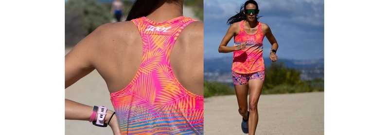 Women's Club Aloha Run Singlet タンクトップ シングレット ZFR11090