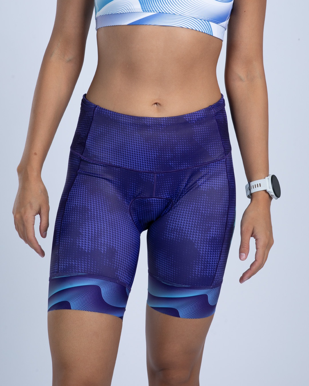 WOMEN TRI 8 SHORT (IM Stratos) トライアスロン セパレート 8インチ　トライショーツ トライパンツ　ZFT230740
