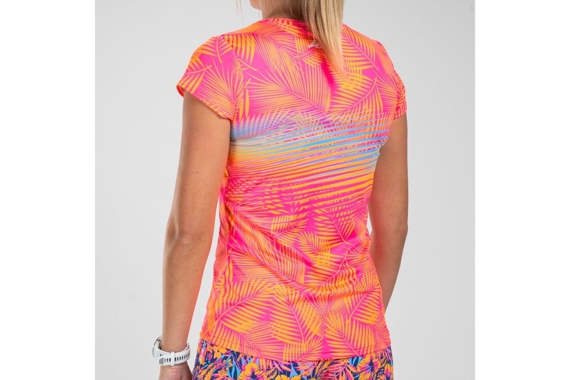 Women's Club Aloha Run Tee レディース アスリート専用 ランシャツ ZFR12079