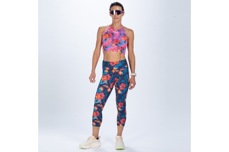 Women's Ltd Run High Rise Capri(Queen K) ランタイツ カプリ ZFR221007