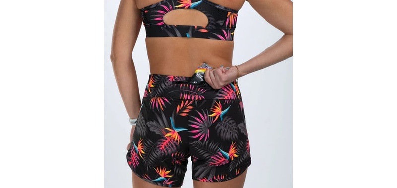 WOMEN RUN 6 SHORT (Tropical Magic) レディース 6インチ ショートパンツ アスリート専用 ZFR24118