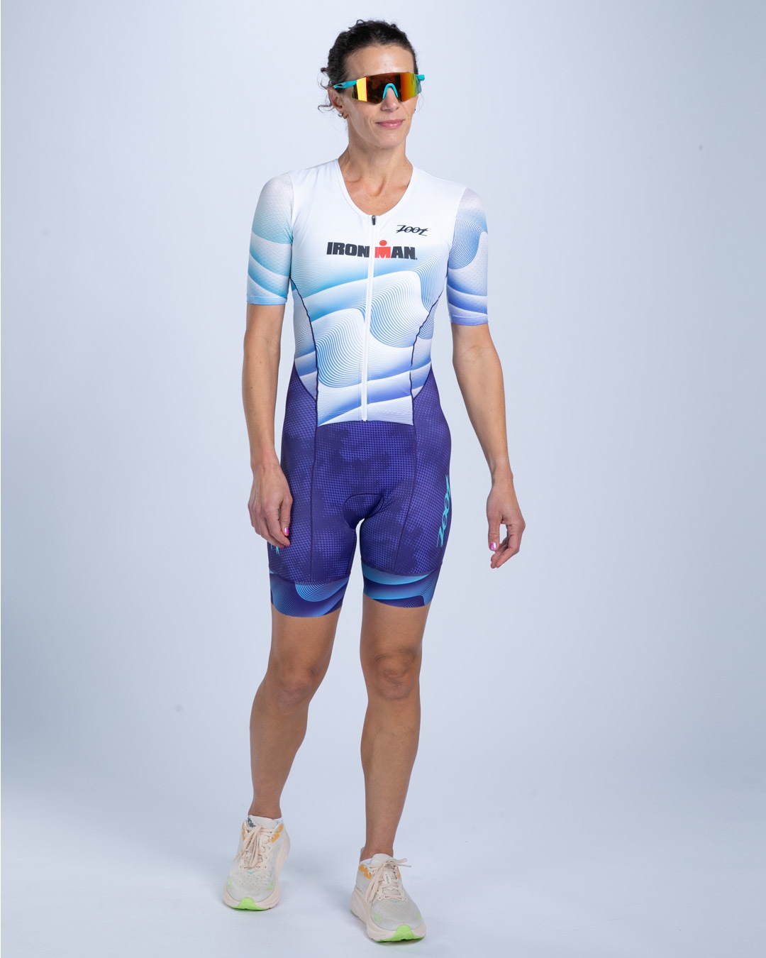 WOMEN'S TRI AERO FZ RACESUIT (IM Stratos) トライアスロン トライスーツ トライウエア ワンピース ZFT350140