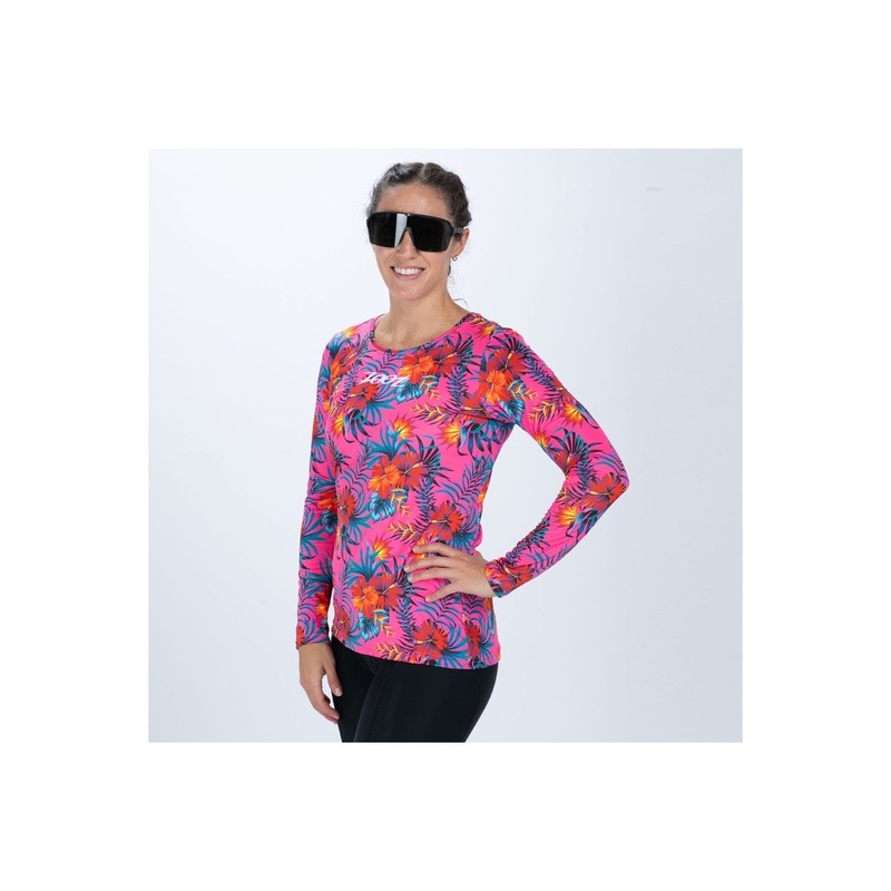 Women Run LS Tee (Queen K) ランシャツ ロングスリーブ 長袖 アスリート専用 ZFR13018