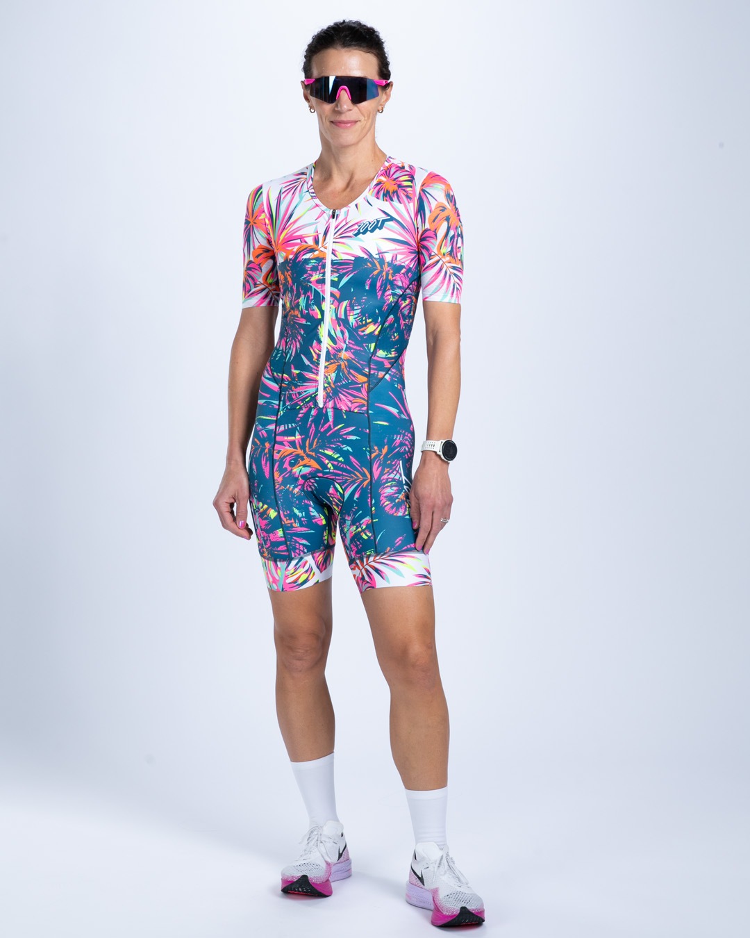 WOMEN'S TRI AERO FZ RACESUIT ( Island Original) トライアスロン トライスーツ トライウエア ワンピース ZFT350160