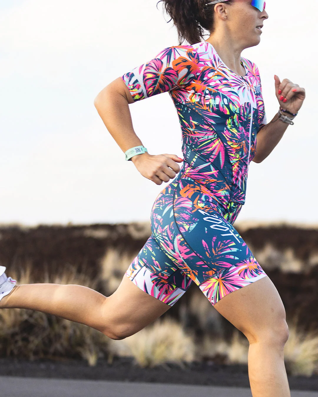 WOMEN'S TRI AERO FZ RACESUIT ( Island Original) トライアスロン トライスーツ トライウエア ワンピース ZFT350160