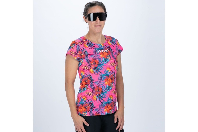 Women's Run Tee (Queen K) レディース アスリート専用 ランシャツ ZFR120970