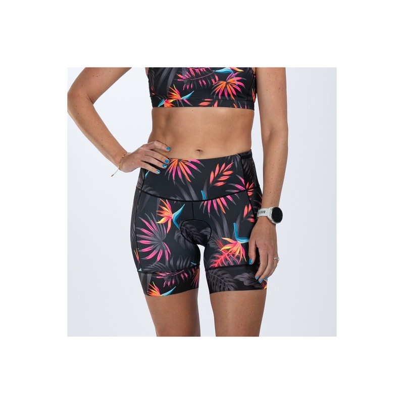 WOMEN TRI 6 SHORT (Tropical Magic) トライアスロン セパレート トライショーツ トライパンツ ZFT21076