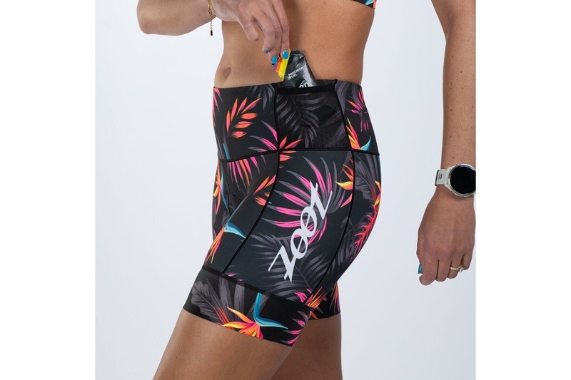 WOMEN TRI 6 SHORT (Tropical Magic) トライアスロン セパレート トライショーツ トライパンツ ZFT21076