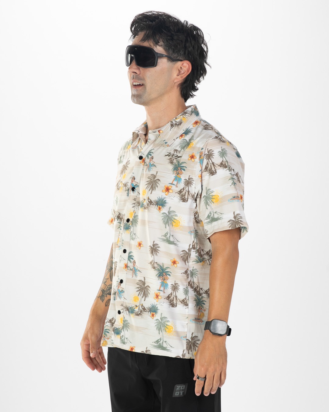 Men's Ltd Button Up Party Shirt (KAHOLO) パーティーシャツ ドレスシャツ ZML10001