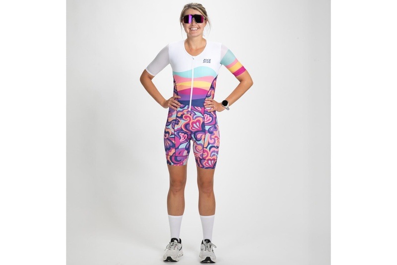 WMN'S TRI  AERO  FZ RACESUIT  (La Mer) トライアスロン トライスーツ トライウエア ZFT35088