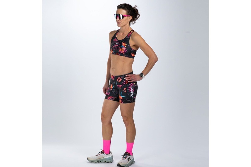 WOMEN TRI BRA (Tropical Magic) トライアスロン専用 トライブラ スポーツブラ ZFT13076