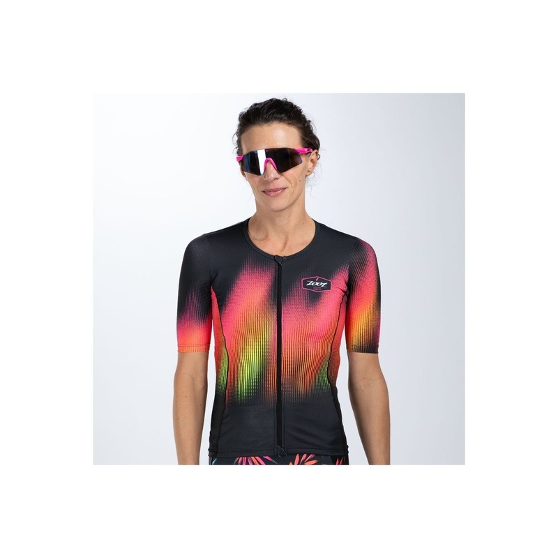 WOMEN'S TRI AERO JERSEY (Tropical Magic) セパレート トップス トライアスロン トライジャージ ZFT15066