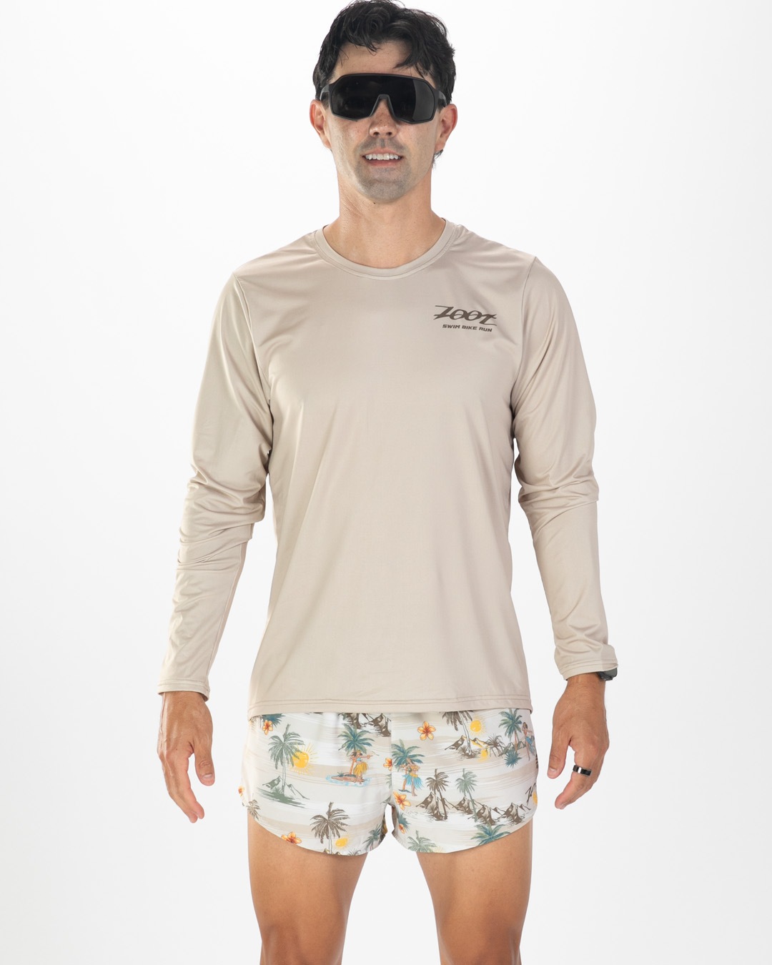 MEN RUN LS TEE (KAHOLO) メンズ ロングスリーブ エアロランシャツ ZMR13001